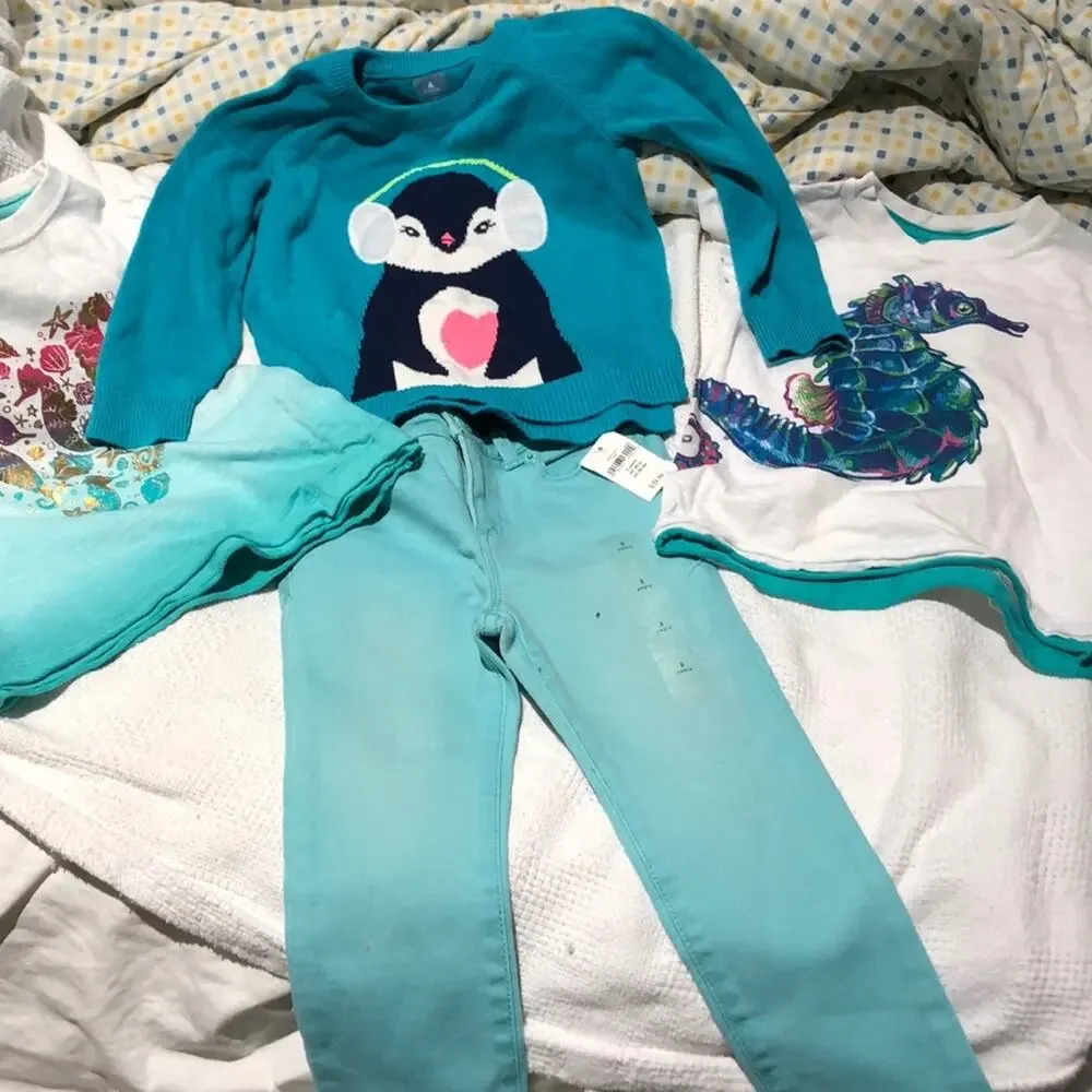 Gap Hatley combo 3t jeans and t shirts like new